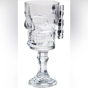 Skull Glass Goblet